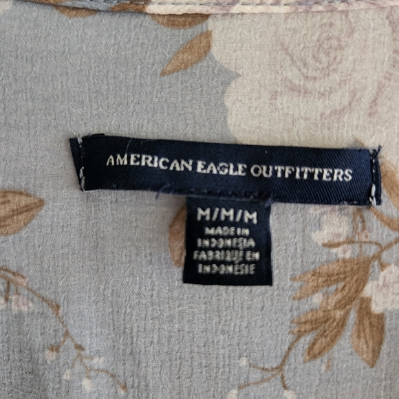 American Eagle Outfitters Medium GUC Boho Beautiful Blouse - Picture 3 of 13